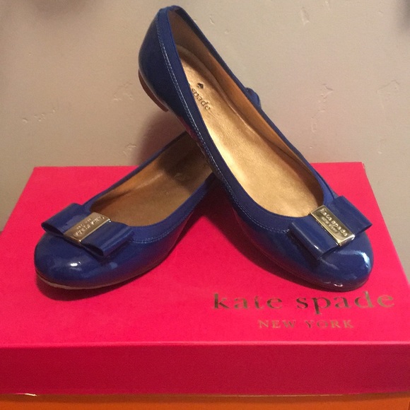 kate spade blue flats